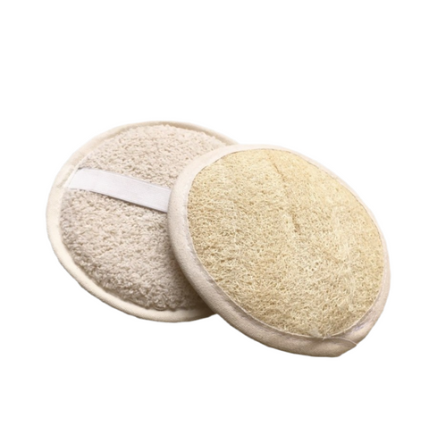 Havlulu Yuvarlak Kabak Lifi Pad (Loofah)