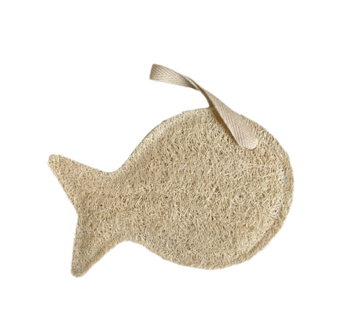 Balık Figürlü Kabak Lifi (Loofah)